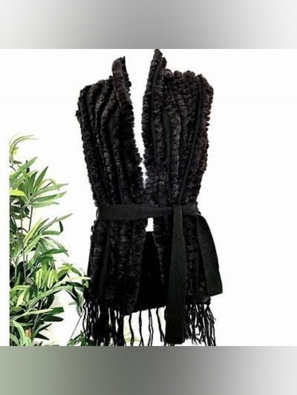 BEBE Furry Vest